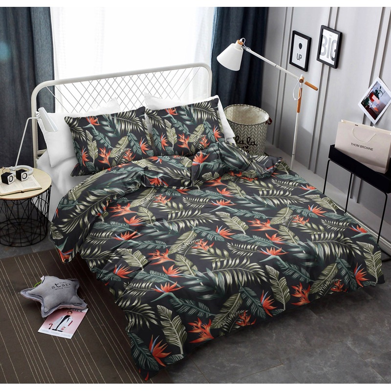 Bird Of Paradise Pattern Print Design CLA19100935B Bedding Sets