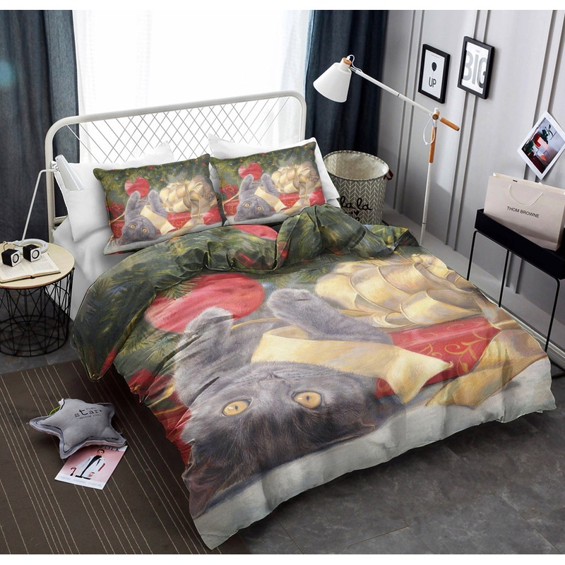 Cat Christmas HN090930B Bedding Sets