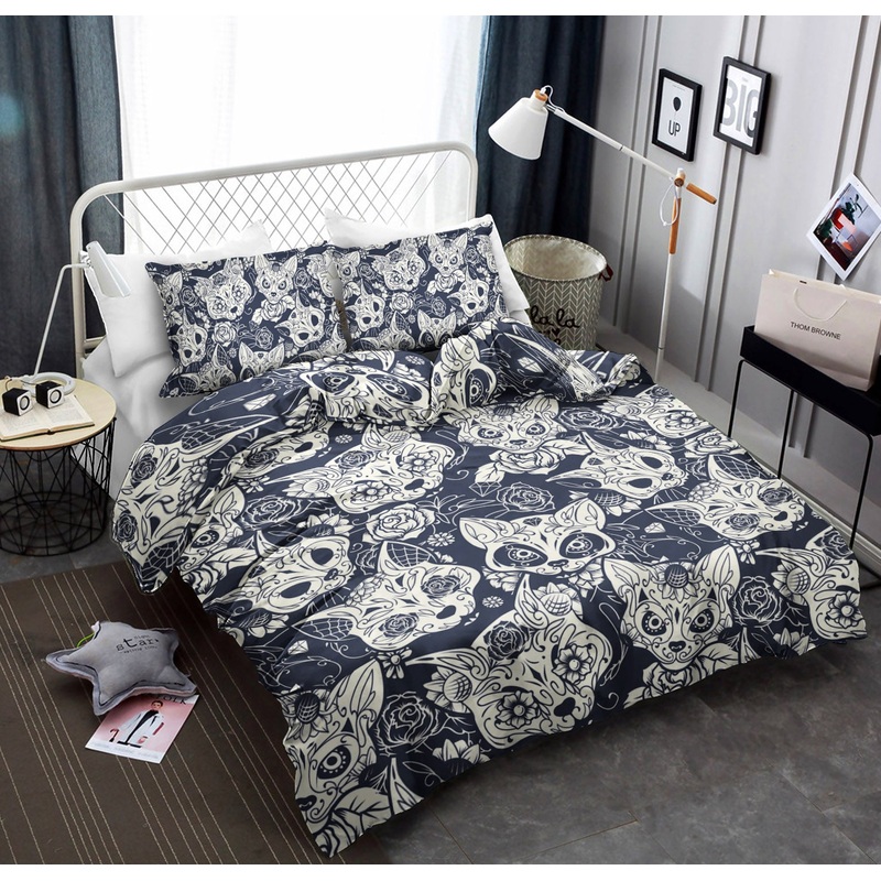 Cat Day Of The Dead BT200813B Bedding Sets