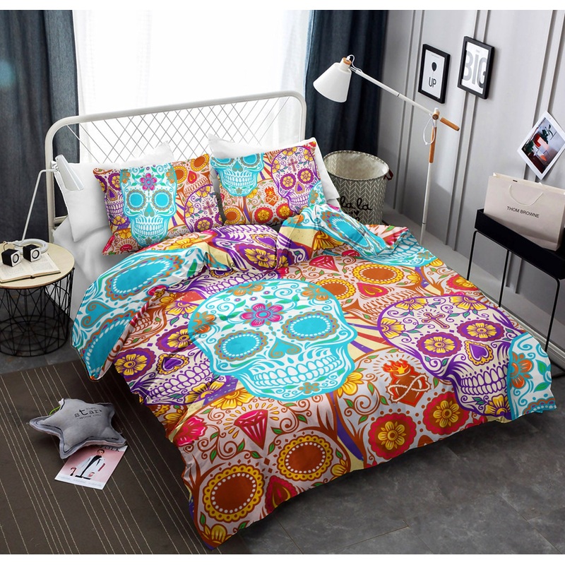 Sugar Skulls CLA19100327B Bedding Sets