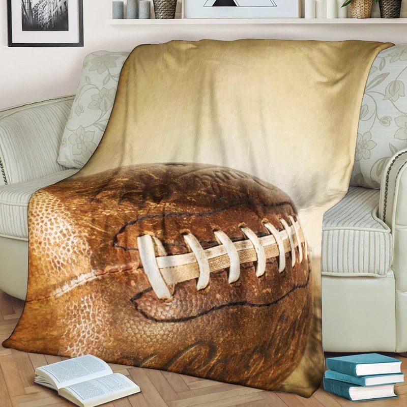 American Football NT260805F Sherpa Fleece Blanket