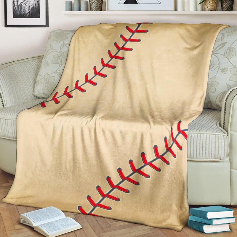 Baseball DD200805F Sherpa Fleece Blanket