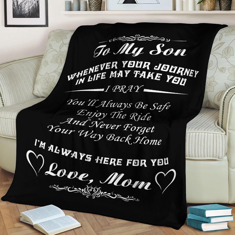 To My Son CLA140855 Sherpa Fleece Blanket