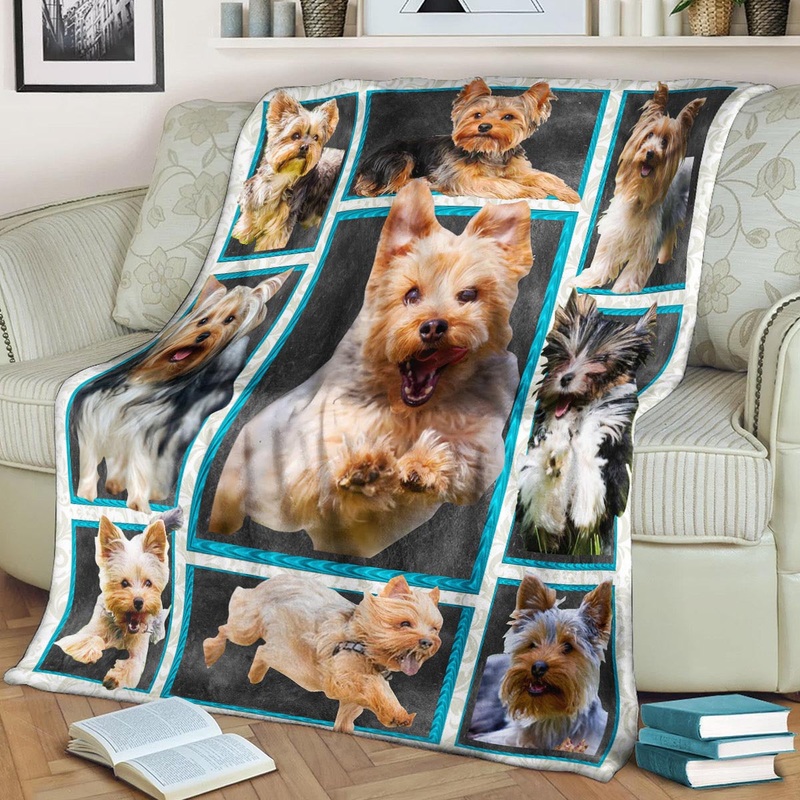Yorkshire Terrier CLA21100930F Sherpa Fleece Blanket