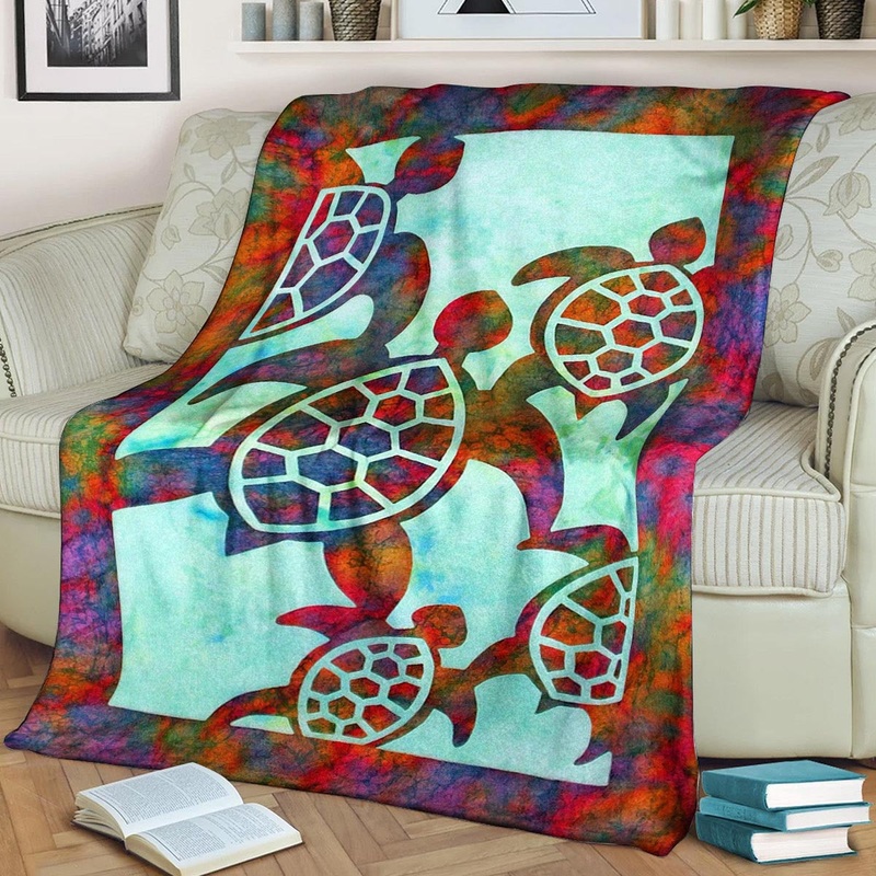 Turtle BL170865F Sherpa Fleece Blanket