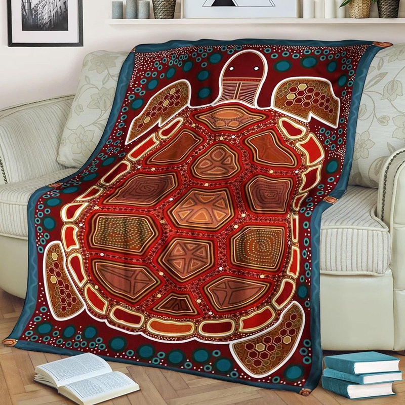 Turtle BL220849F Sherpa Fleece Blanket