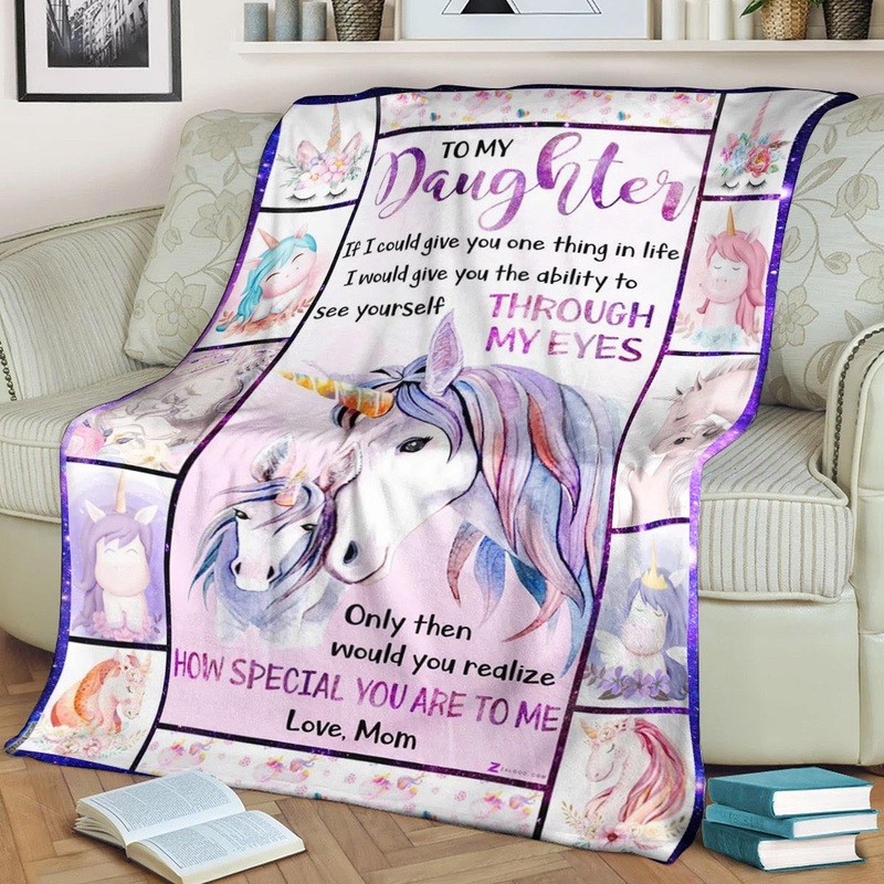 Unicorn CL260891MDF Sherpa Fleece Blanket