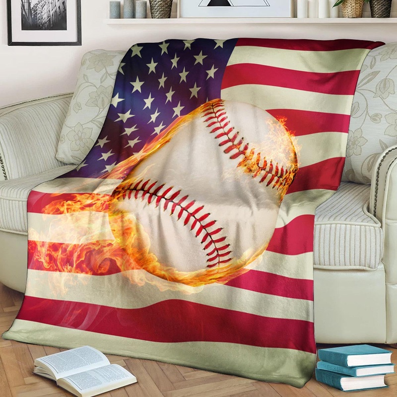 Baseball BL170801F Sherpa Fleece Blanket