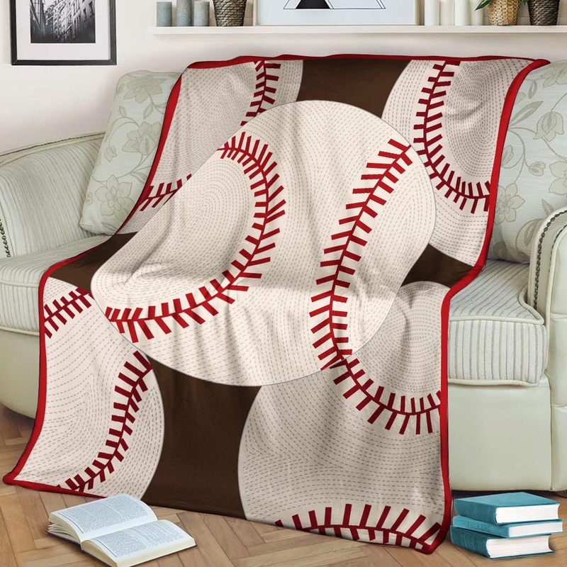 Baseball BT170802F Sherpa Fleece Blanket