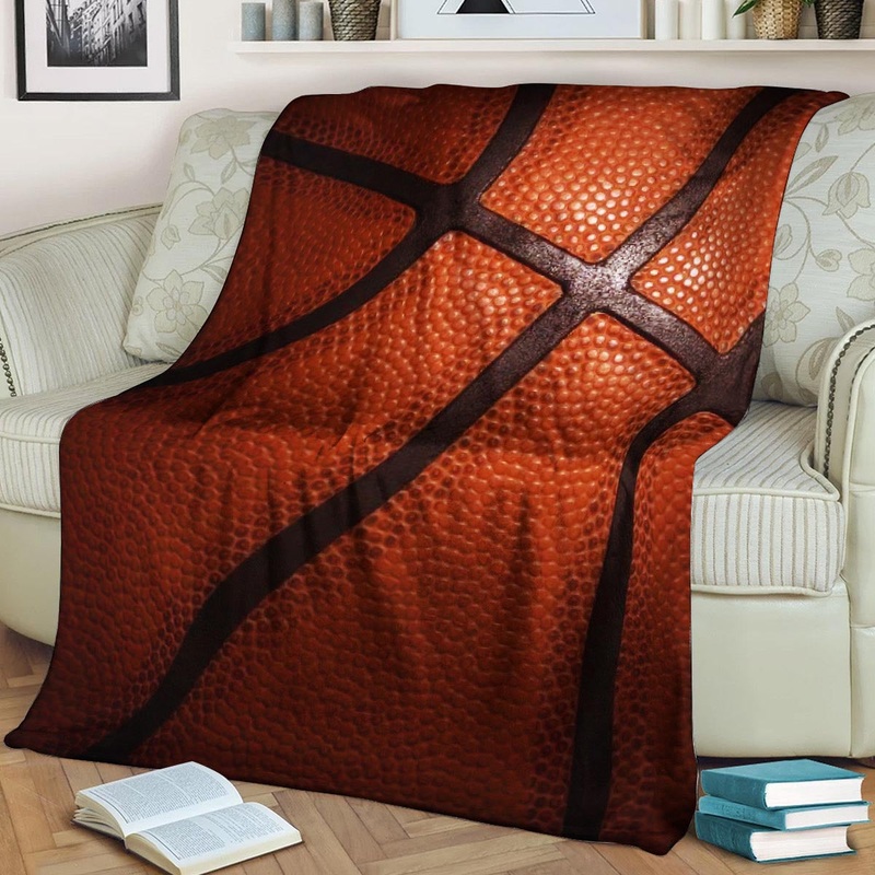 Basketball BL300807F Sherpa Fleece Blanket