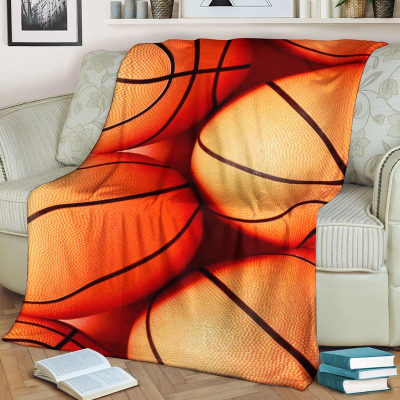 Basketball DP050902F Sherpa Fleece Blanket