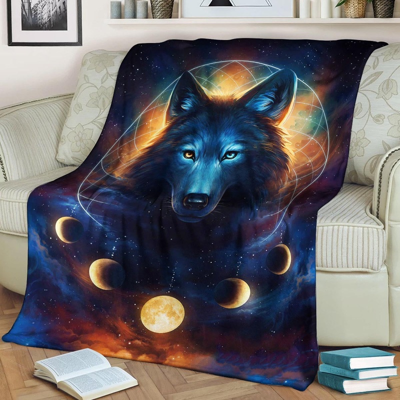 Wolf CLA140864 Sherpa Fleece Blanket