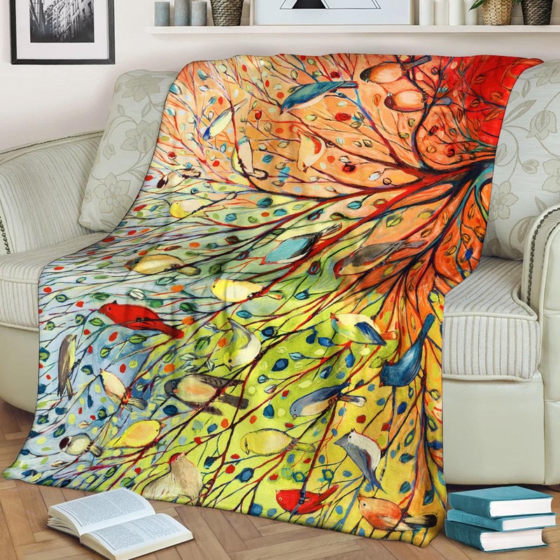 Bird NT0309009F Sherpa Fleece Blanket