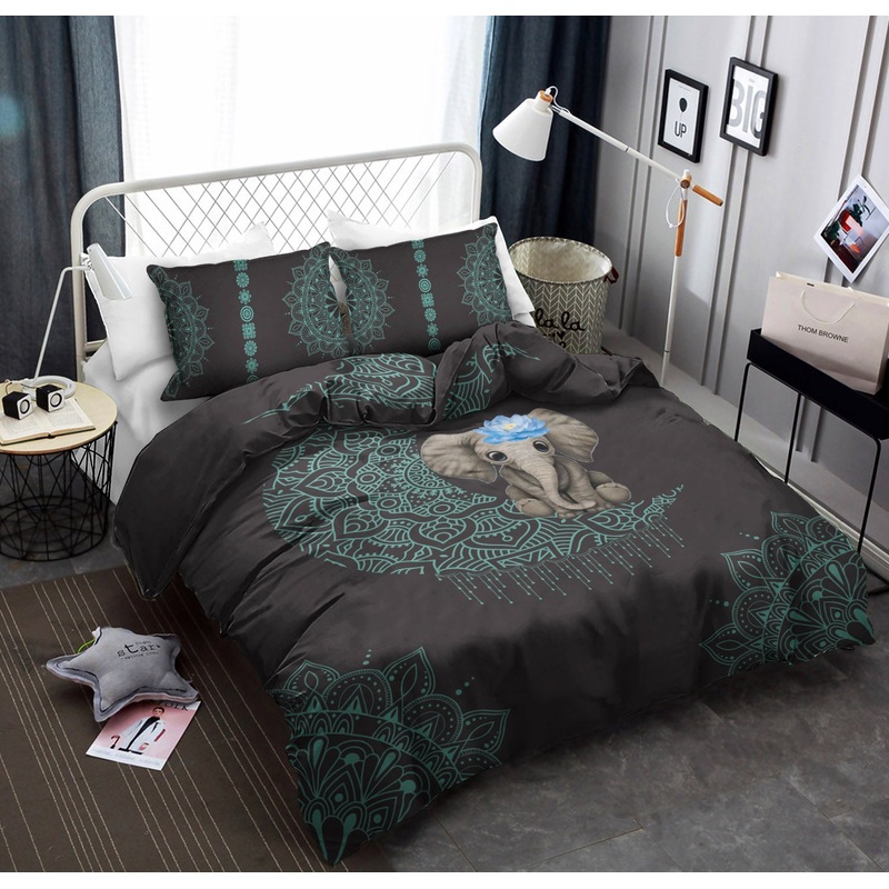 Blue Dreamcatcher Elephant CL07110039MDB Bedding Sets