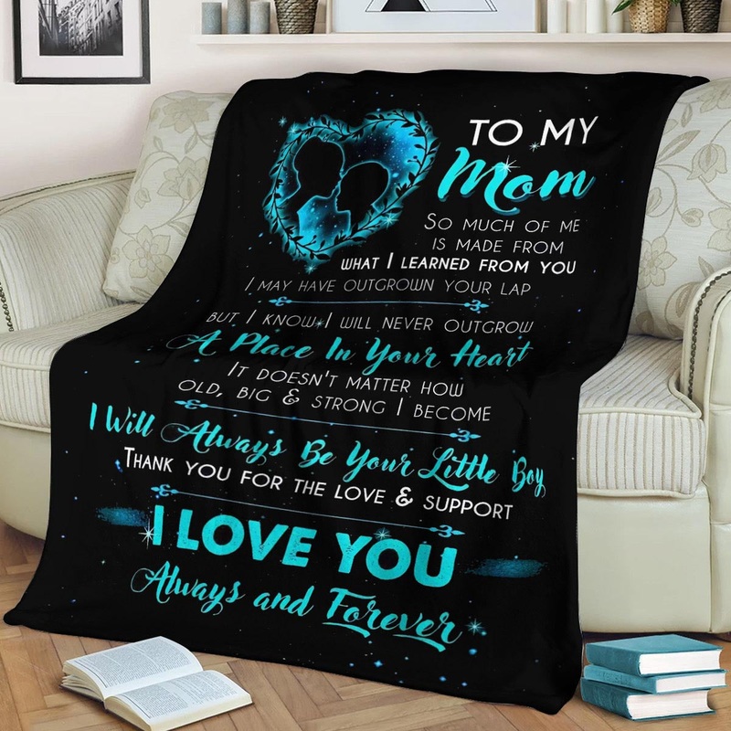 To my Mom I will always be your little boy CLA1910172F Sherpa Fleece Blanket
