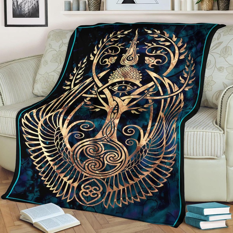 Tree Of Life Celtic DD240880F Sherpa Fleece Blanket