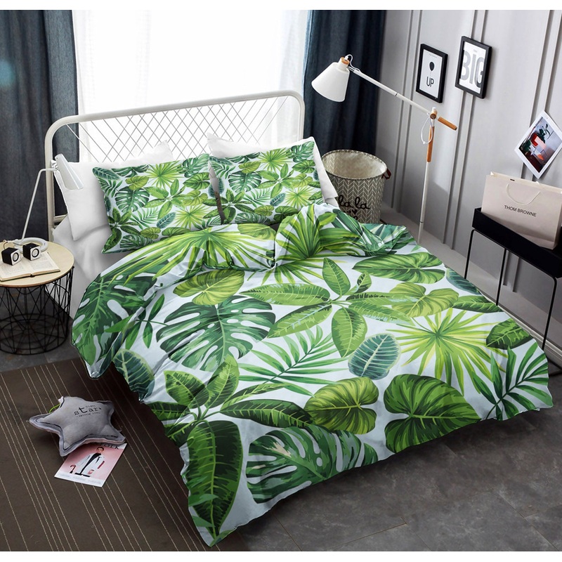 Tropical Flower Pattern Print Design CLA19101531B Bedding Sets