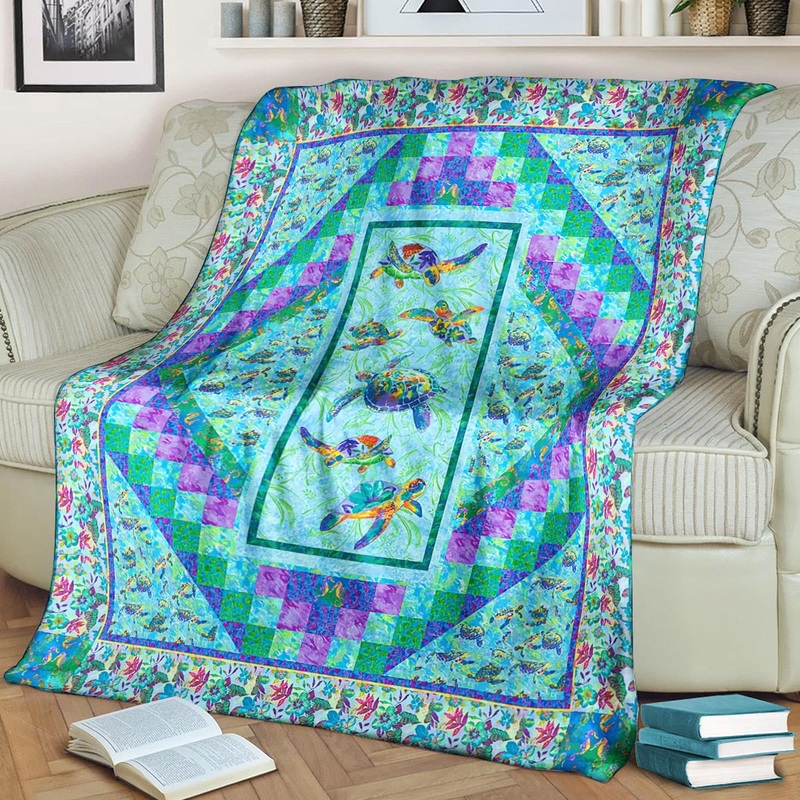 Turtle BL260909F Sherpa Fleece Blanket