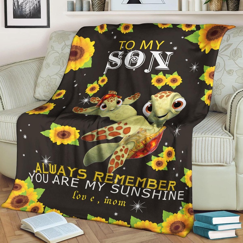 Turtle CL240892MD Sherpa Fleece Blanket