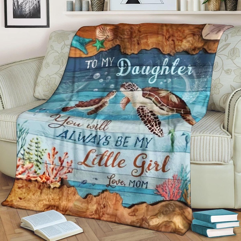 Turtle CL270859MDF Sherpa Fleece Blanket