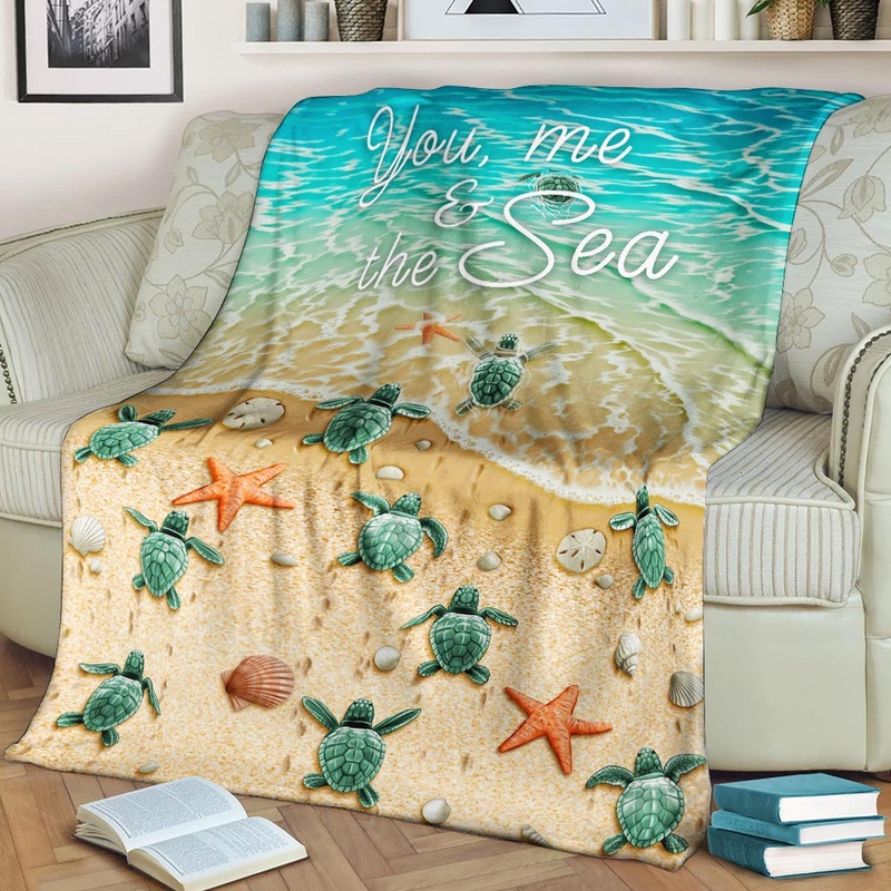 Turtle CL270860MDF Sherpa Fleece Blanket