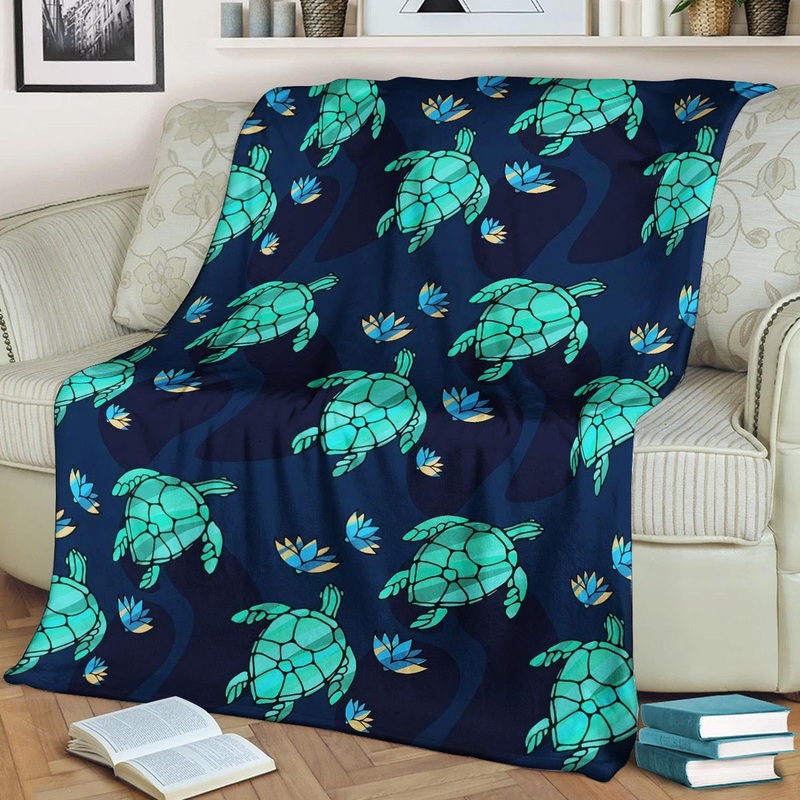 Turtle HM0809165TT Sherpa Fleece Blanket