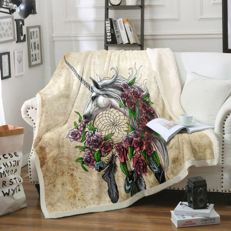 Unicorn CG030949TT Sherpa Fleece Blanket