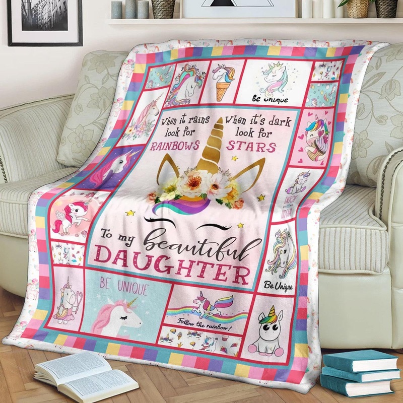 Unicorn CL270861MDF Sherpa Fleece Blanket
