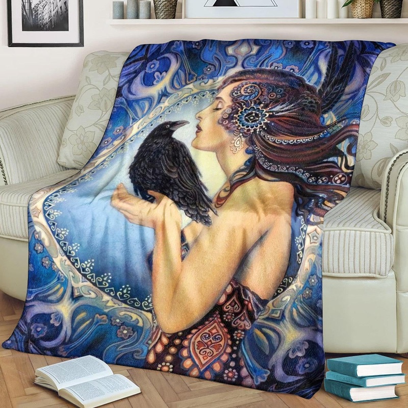 Wiccan BT240882F Sherpa Fleece Blanket