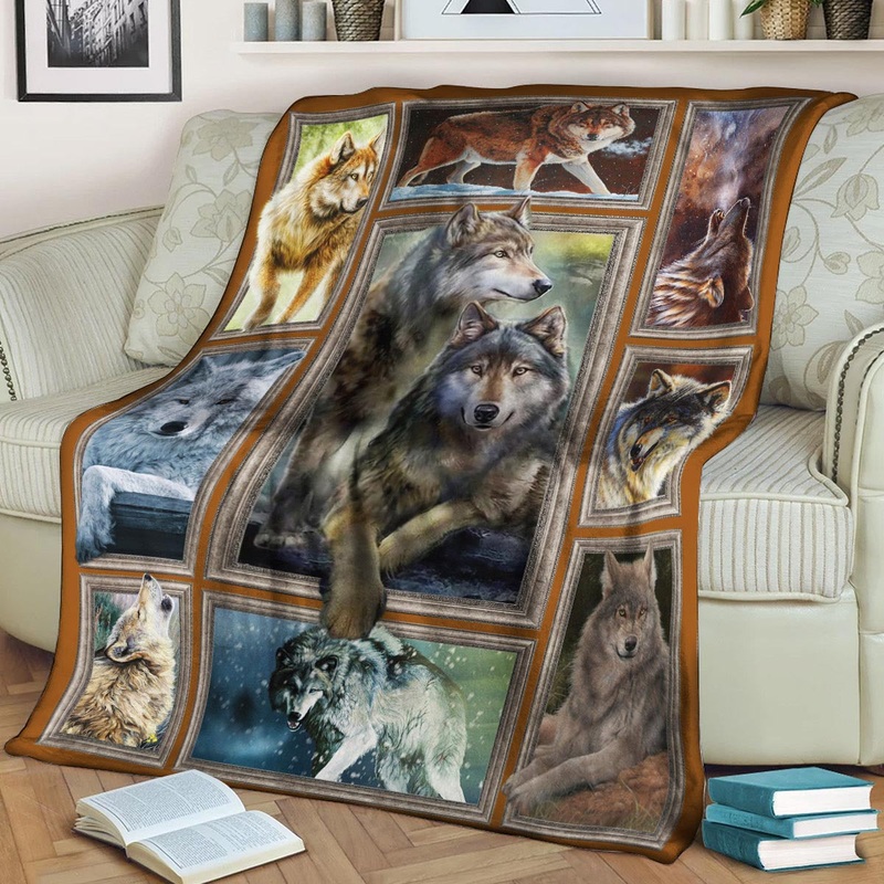 Wolf CL270865MDF Sherpa Fleece Blanket