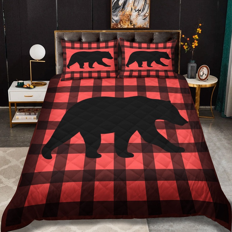 Black Bear Buffalo CLA0410026B Quilt Bedding Set