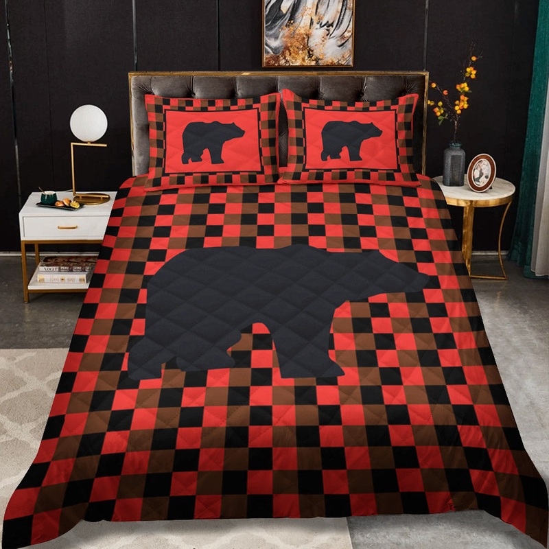Black Bear Buffalo CLM2309026B Quilt Bedding Set