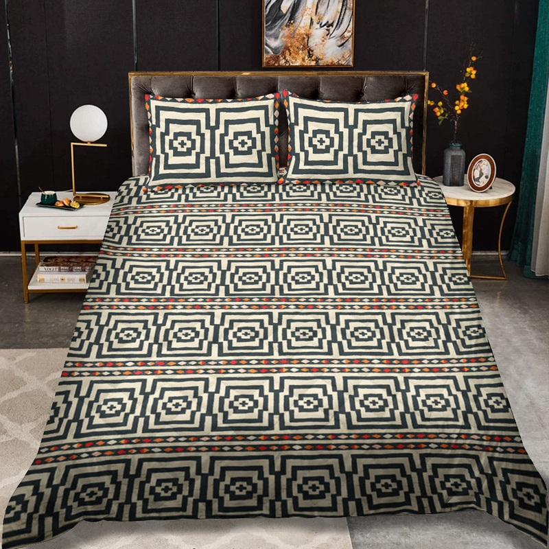 Black Hypnotic Global CLA2110042B Quilt Bedding Set