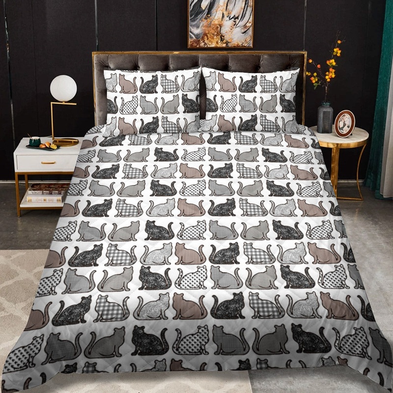 Cat CLM2210052B Quilt Bedding Set