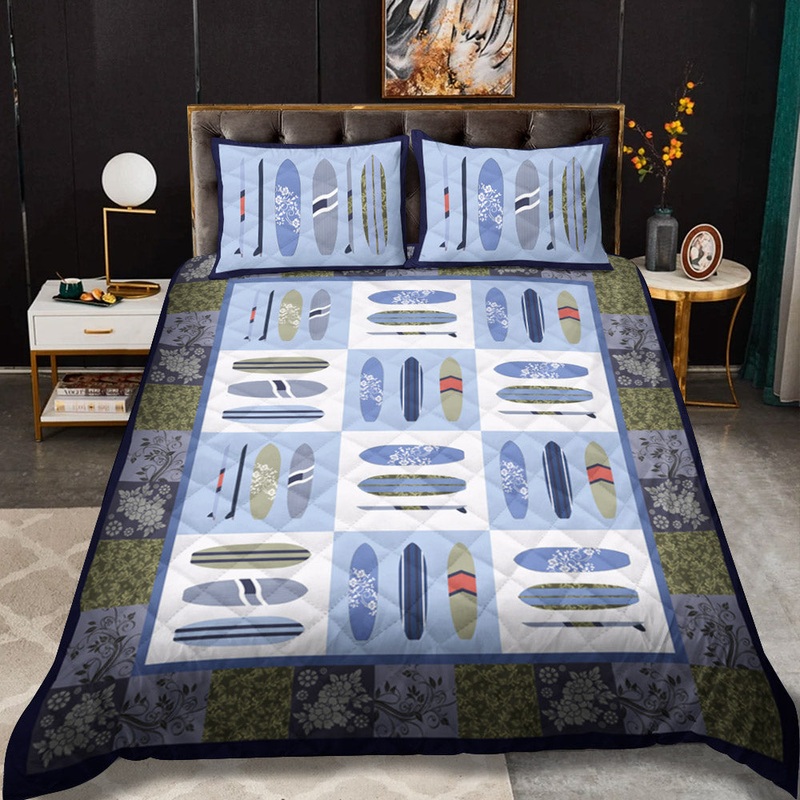 Catch A Wave CLA0811035B Quilt Bedding Set