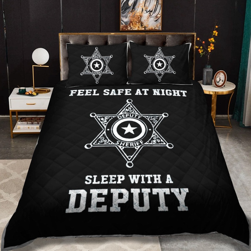 Deputy Sheriff CLM3010183B Quilt Bedding Set