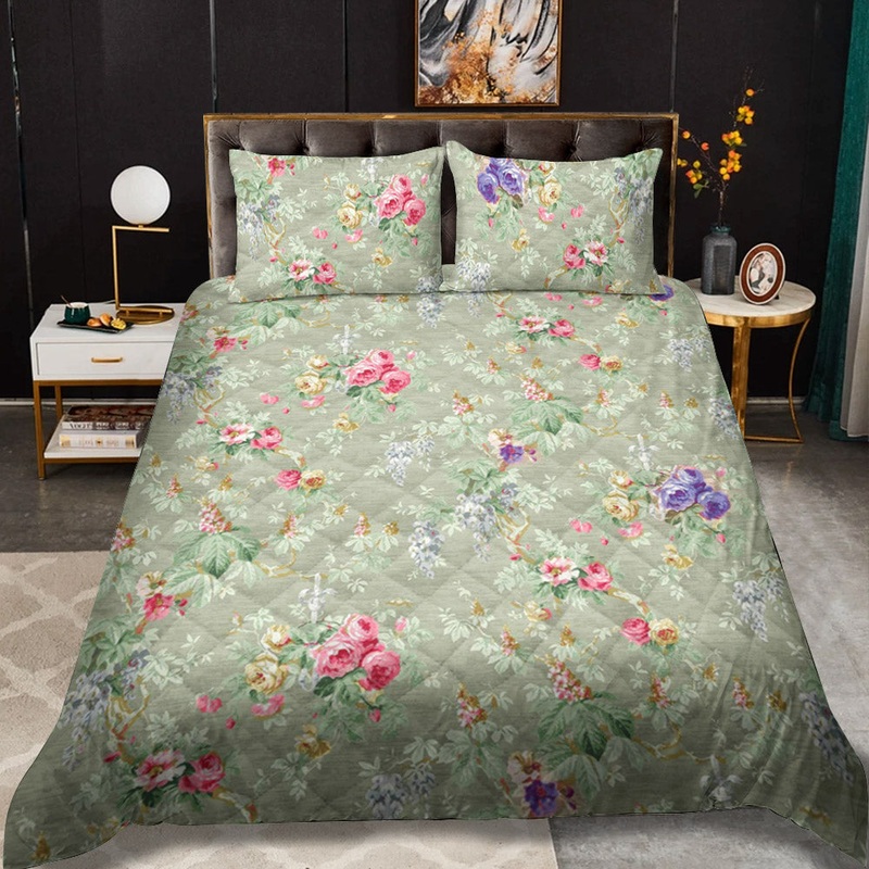 Edens Garden CLA0611149B Quilt Bedding Set
