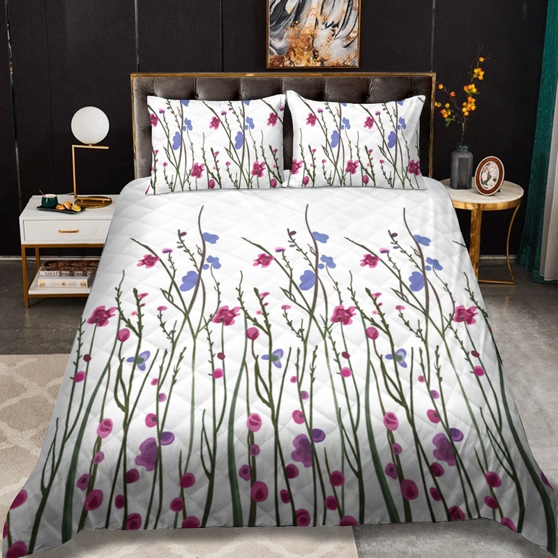 Malina Flower CLM1710221B Quilt Bedding Set
