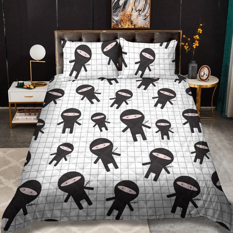 Ninja CL12100454MDB Quilt Bedding Set