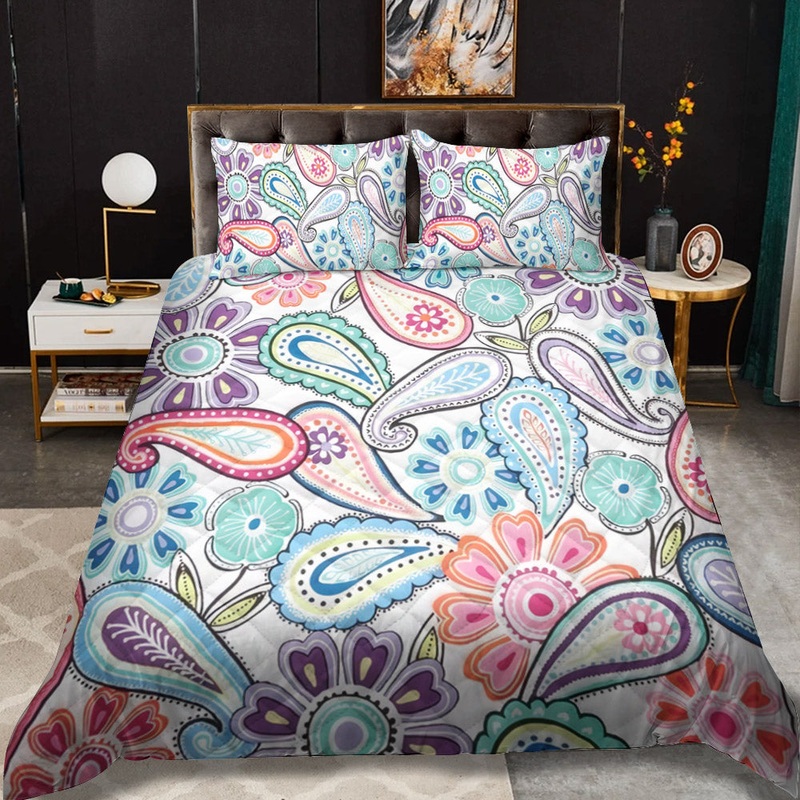 Paisley CLM0910236B Quilt Bedding Set