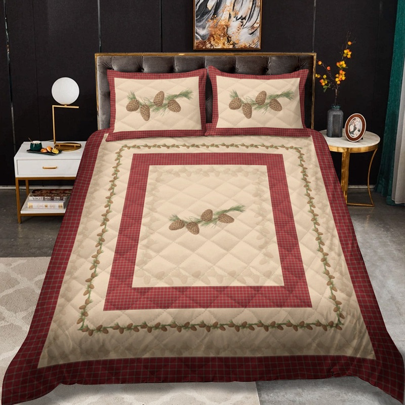 Pine Lodge CLM2510301B Quilt Bedding Set