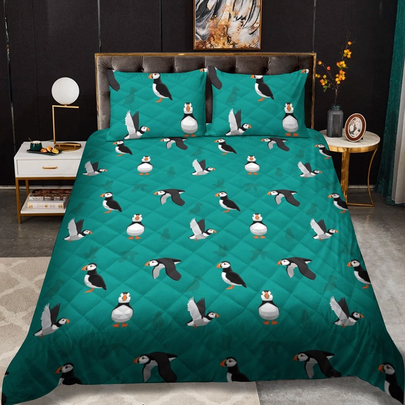 Puffin CL12100532MDB Quilt Bedding Set