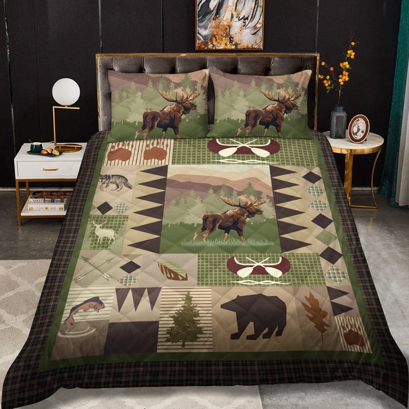 Rocky Mountain Wildlife CLM2309163B Quilt Bedding Set