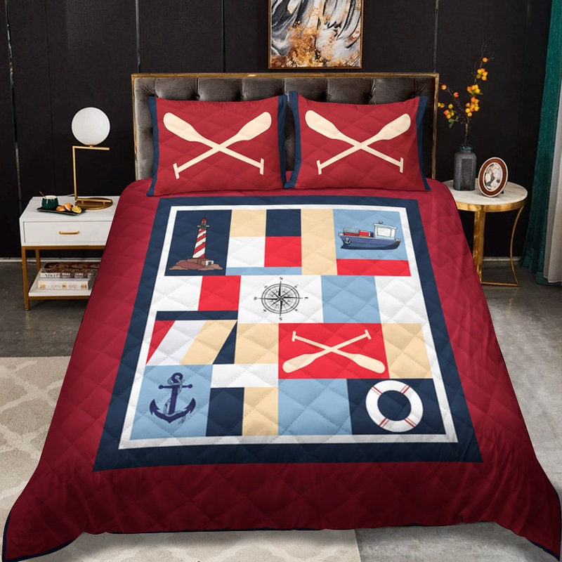 Sail Away CLA16110615B Quilt Bedding Set