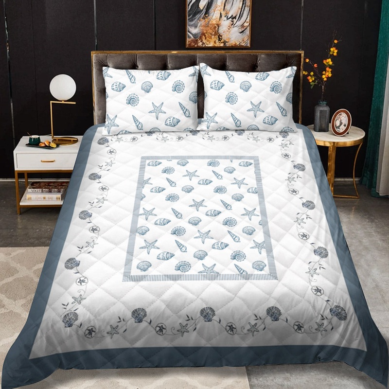 Sea Shells CLM1511349B Quilt Bedding Set