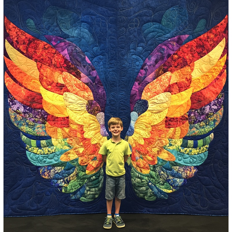 Angel Wings DAI301224042 Quilt Blanket
