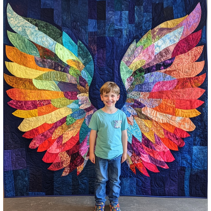 Angel Wings DAI301224046 Quilt Blanket