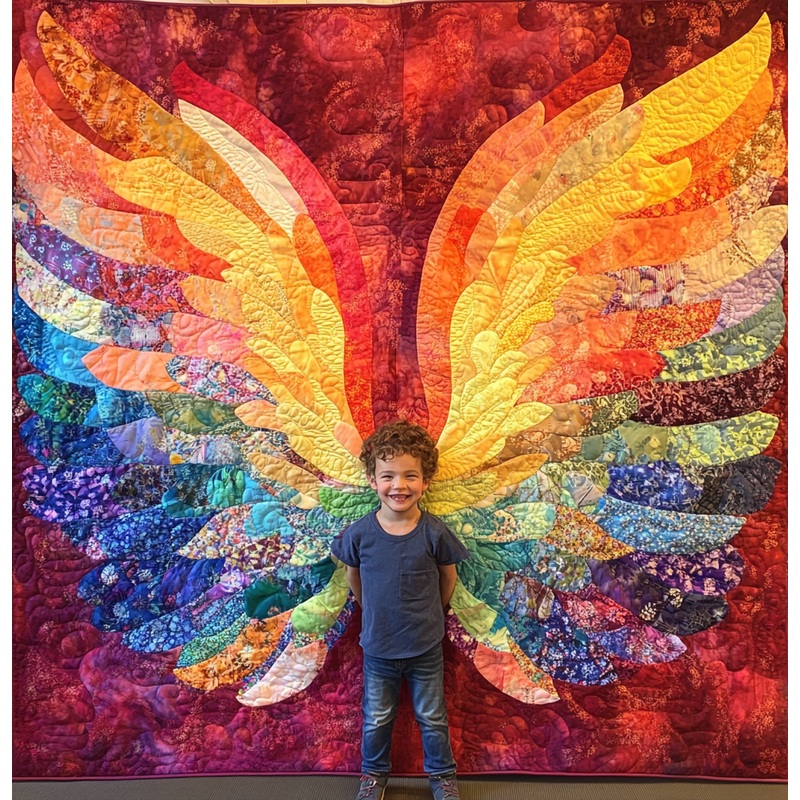 Angel Wings DAI301224047 Quilt Blanket
