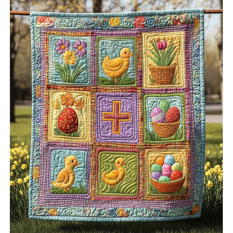 Easter DAI301224008 Quilt Blanket
