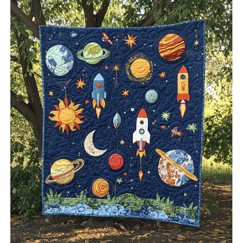 Outer Space DAI301224074 Quilt Blanket